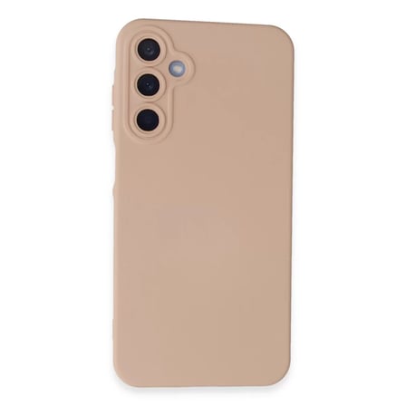 Samsung Galaxy A15 4G Kılıf Nano içi Kadife Silikon - Pudra