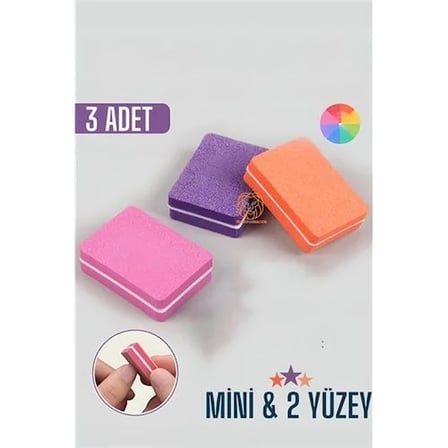 Mini Tırnak Törpüsü 100/180 Grid 3 Adet 720723