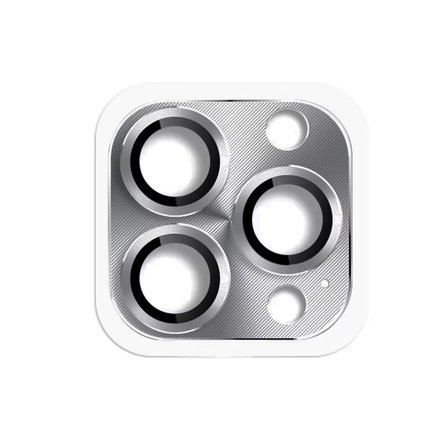 Apple Uyumlu iPhone 16 Pro Max Pers Alüminyum Kamera Lens - Gri