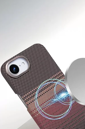 Apple iPhone 16E Vega Magsafe Kapak - Yeşil