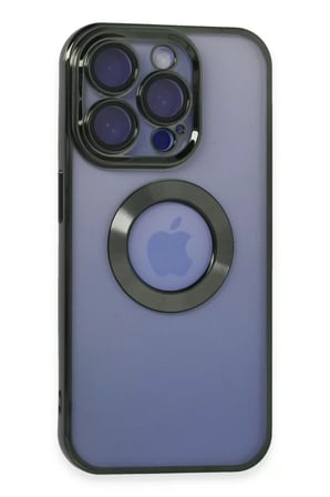 Apple iPhone 15 Pro Max Kılıf Slot Silikon - Köknar Yeşili