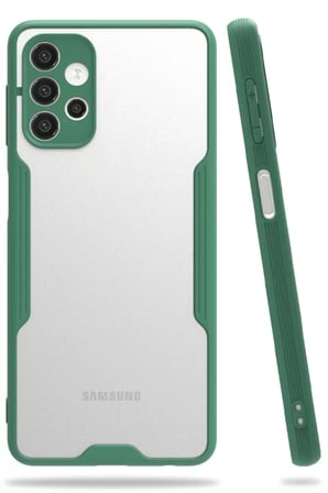 Samsung Galaxy A72 Kılıf Platin Silikon - Yeşil