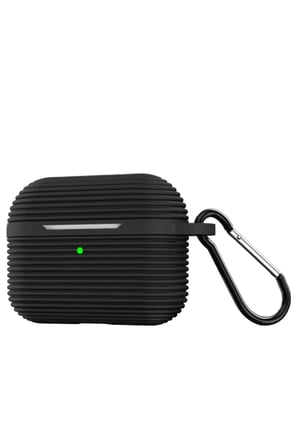 Apple Airpods Pro 3 (3.nesil) Raven Silikon Kılıf - Siyah