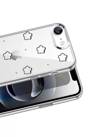 Apple iPhone 16E Fiyonk Desenli Kapak - Desen 2