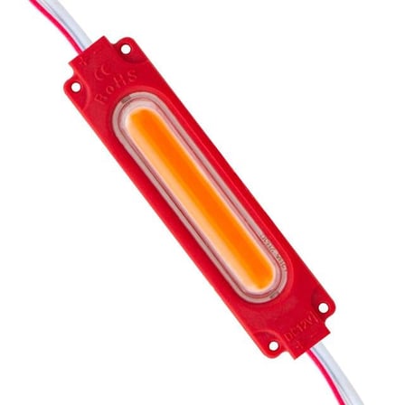 12 Volt 2 Watt Kırmızı Modül Led (68x16 Mm)