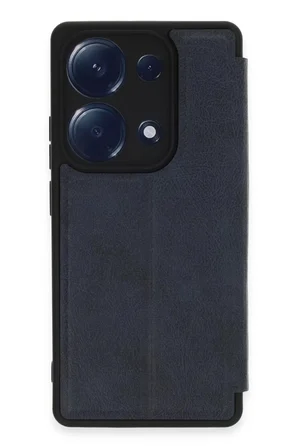 Xiaomi Uyumlu Redmi Note 13 Pro 4G Kılıf Flip Cover - Lacivert