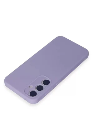 Samsung Uyumlu Galaxy A35 5G Kılıf First Silikon - Lila