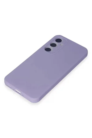 Samsung Uyumlu Galaxy A35 5G Kılıf First Silikon - Lila