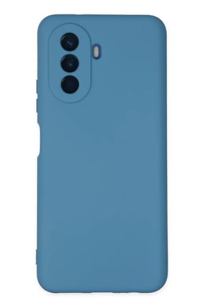 Huawei Nova Y70 Kılıf Nano içi Kadife Silikon - Mavi
