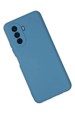 Huawei Nova Y70 Kılıf Nano içi Kadife Silikon - Mavi