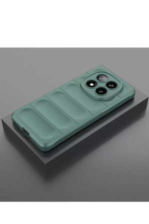 Xiaomi Uyumlu Redmi Note 14 Pro 5G Kılıf Optimum Silikon - Koyu Yeşil