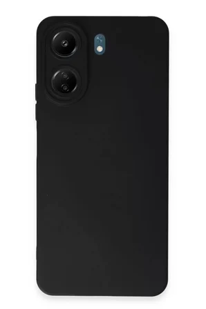 Xiaomi Redmi 13C Kılıf Nano içi Kadife Silikon - Siyah