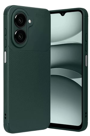 Samsung Galaxy A07 4G Auto Focus Karbon Kapak - Koyu Yeşil