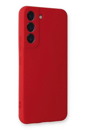 Samsung Galaxy S23 Kılıf Nano içi Kadife Silikon - Kırmızı