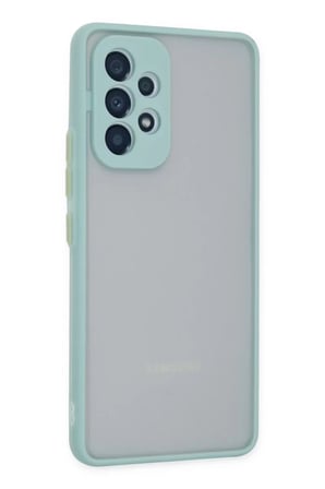Samsung Galaxy A53 5G Kılıf Montreal Silikon Kapak - Turkuaz
