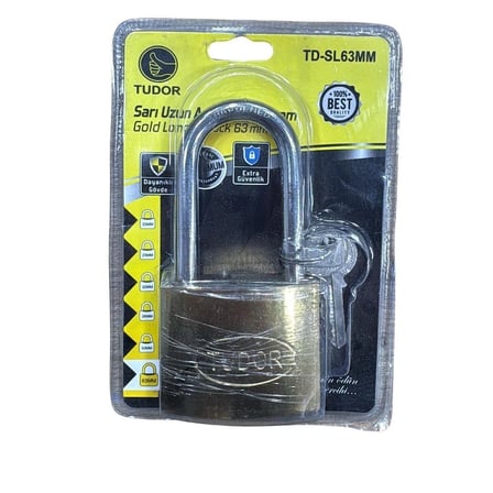 Blisterli Uzun Sarı 63 mm Kilit