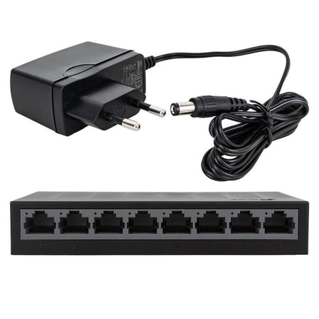 TP-Link LS1008G 8 Port Masaüstü Gigabit Desktop Switch - 10/100/1000Mbps