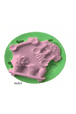 Eşya Figürleri Silikon Şeker Hamuru Dekor, Sabun, Saksı Ve Mum Kalıbı