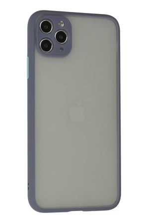Apple iPhone 12 Pro Kılıf Montreal Silikon Kapak - Gri