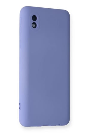 Samsung Galaxy A01 Core Kılıf Nano içi Kadife Silikon - Lila
