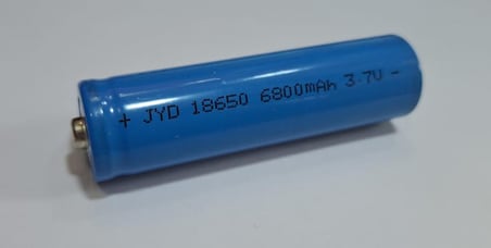 Jyd 6800 mAh 3.7 V 18650 Li-Ion Şarj Edilebilir Pil