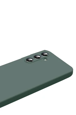 Samsung Galaxy S25 FE First Silikon - Koyu Yeşil