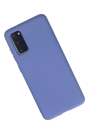 Samsung Galaxy S20 Kılıf Nano içi Kadife Silikon - Lila