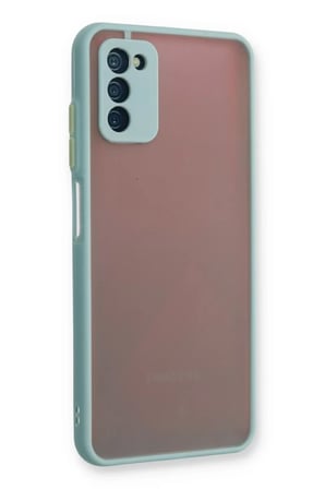 Samsung Galaxy A03S Kılıf Montreal Silikon Kapak - Turkuaz
