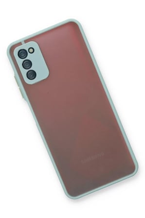 Samsung Galaxy A03S Kılıf Montreal Silikon Kapak - Turkuaz