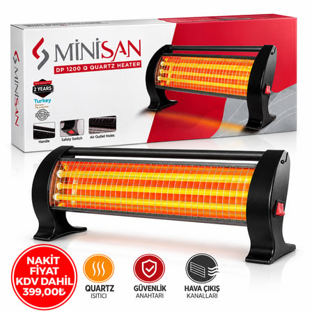 ( 3 Çubuk) ( Masa Altı) Mini Isıtıcı Soba