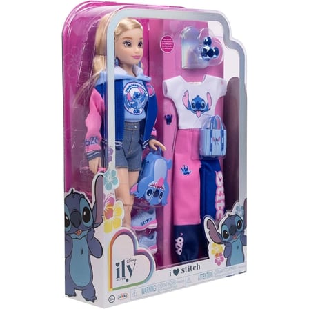 JKILY23946 Disney ily 4ever Stitch Kolej Temalı Bebek Kıyafet ve Aksesuarları