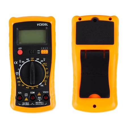 VC-830L Voltaj Kapasitans Ölçer AC/DC Dijital Multimetre Ölçü Aleti