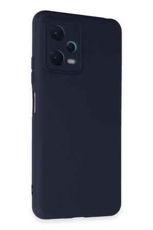 Xiaomi Redmi Note 12 5G Kılıf Nano içi Kadife Silikon - Lacivert