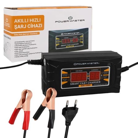 SON-1206D 12 Volt 6 Amper Dijital Göstergeli Akıllı Akü Şarj Cihazı