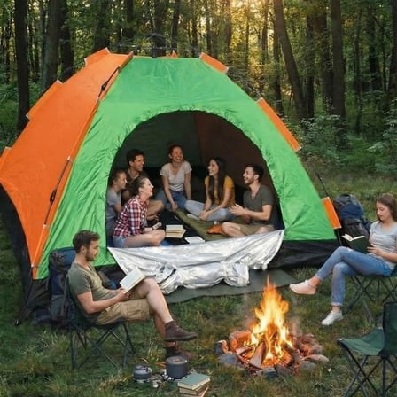 8 Kişilik Otomatik Kurulum Kamp Çadırı – Outdoor , Suya Dayanıklı Hızlı Kurulum Piknik ve Doğa İçin Geniş Aile Çadırı 250x250x165 cm