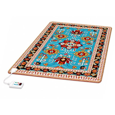 TY-2*2 1599W 200x200cm Isıtmalı Pad Halı - Dijital Termostatlı Karbon Kristal Teknolojisi