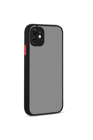 Apple iPhone 12 Kılıf Montreal Silikon Kapak - Siyah
