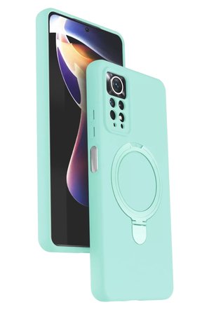 Xiaomi Redmi Note 12 Pro 4G Regal Magsafe Standlı Kapak - Su Yeşili