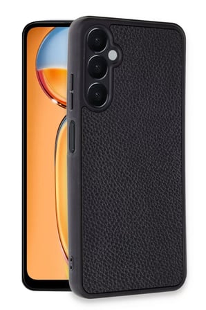 Samsung Galaxy A05S Kılıf Aras Deri Kapak - Siyah
