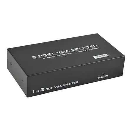 VGA-2002 2 Port 200 Mhz 1920x1440 Vga Splıtter Dağıtıcı