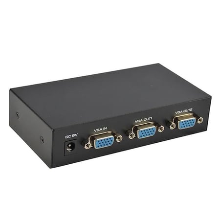 VGA-2002 2 Port 200 Mhz 1920x1440 Vga Splıtter Dağıtıcı