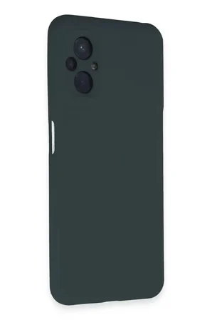 Xiaomi Poco M5 Kılıf Nano içi Kadife Silikon - Koyu Yeşil