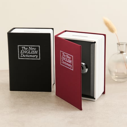Kitap Modeli Kilitli Kasa 180x115x55 mm - Gizli Kumbara