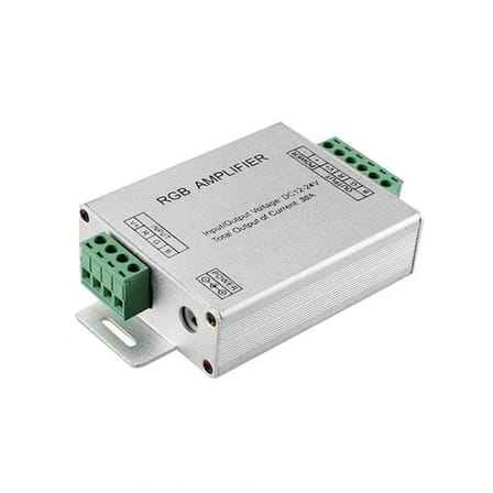 PM-4877 12 Volt - 24 Volt 30 Amper RGB Şerit Led Amplifier (Repeater)
