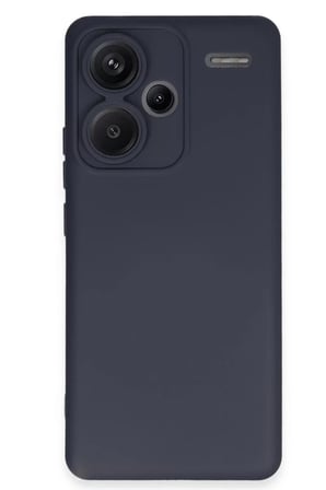 Xiaomi Redmi Note 13 Pro Plus Kılıf Nano içi Kadife Silikon - Lacivert
