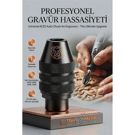 9/32 Otomatik Gravür Makinesi Mandren 8220 3000 4000 4486 Penset 723041