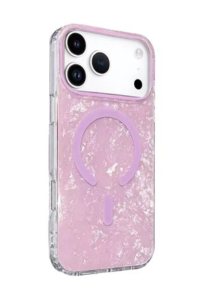 Onegif Apple iPhone 17 Pro Max Mila Dalgalı Magsafe Kapak - Lila
