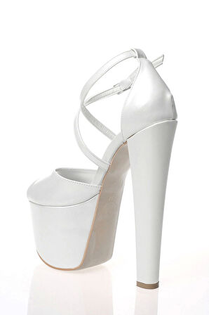 Kadın Sedef Cilt Yüksek Topuk Abiye Ayakkabı Kadın Topuklu Şık Gece Ayakkabısı Zarif Tasarım