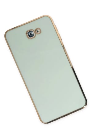 Samsung Galaxy J7 Prime Kılıf Volet Silikon - Açık Yeşil