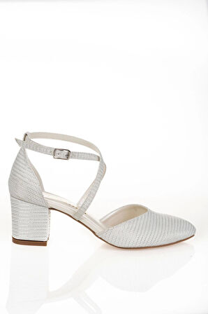 Sedef Mercan Topuklu Kadın Klasik Ayakkabı Kadın Topuklu Abiye Ayakkabı Şık Gece Ayakkabısı